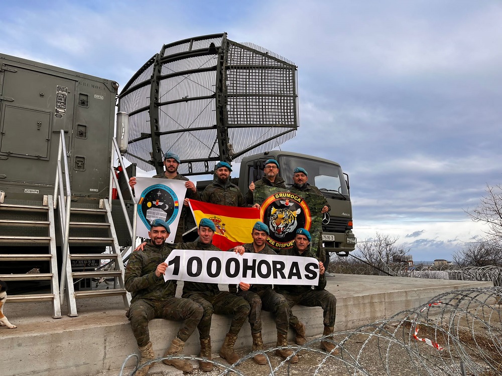 El radar del DAT Tigru cumple 1.000 horas