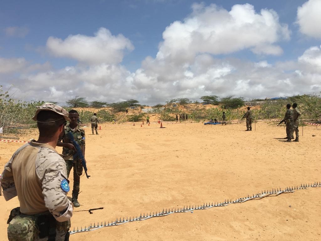 EUTM Somalia finaliza el adiestramiento de la 4ª Compañía de Infantería Ligera somalí