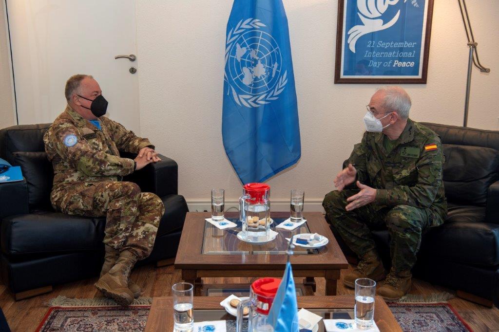 CHOD with UNIFIL's Force Commander