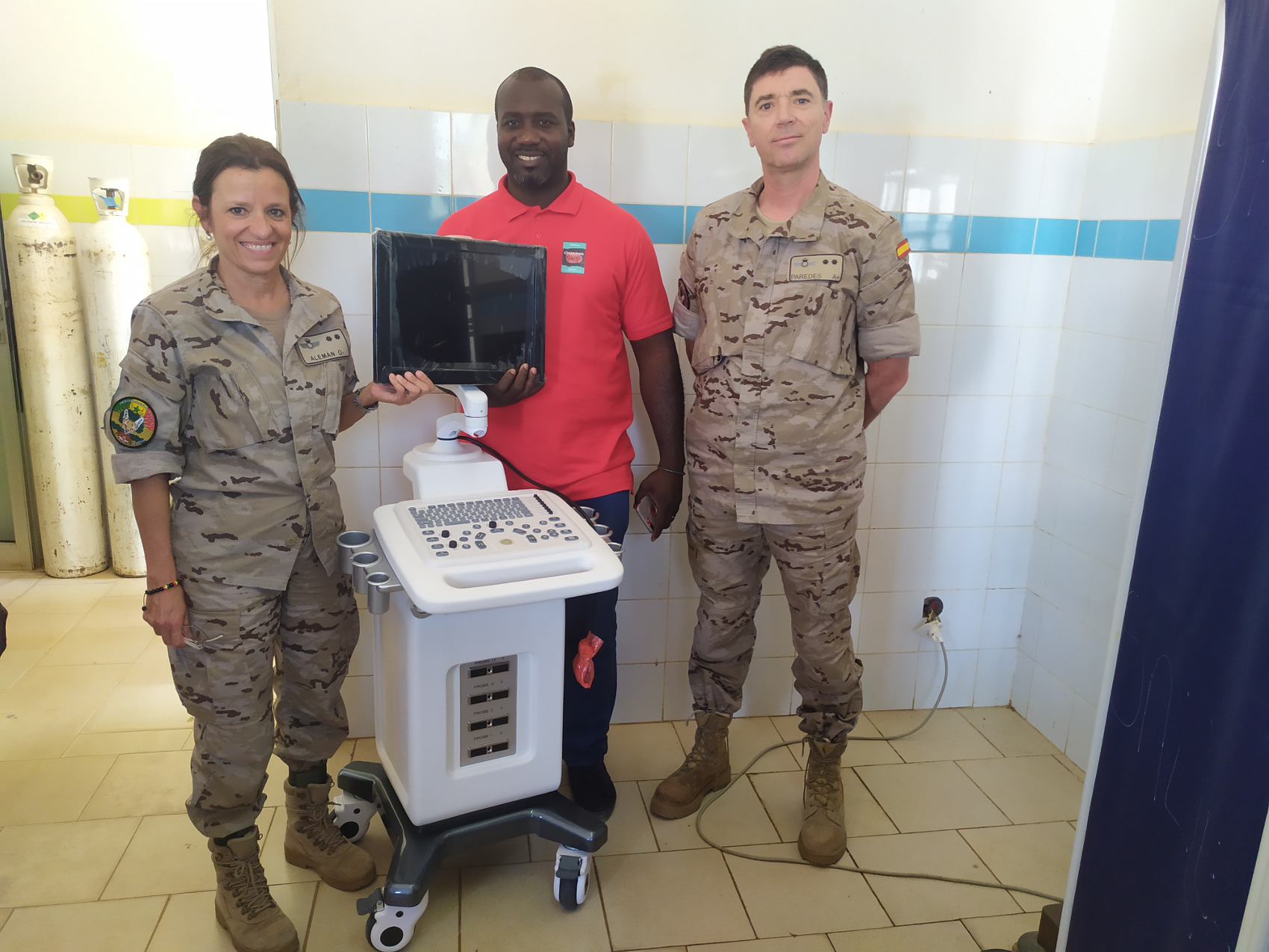 Marfil detachment delivers medical equipment to Grand M´Bour Hospital in Senegal