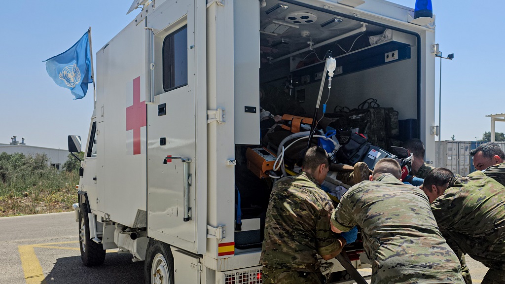 Ambulance transportation of the injured