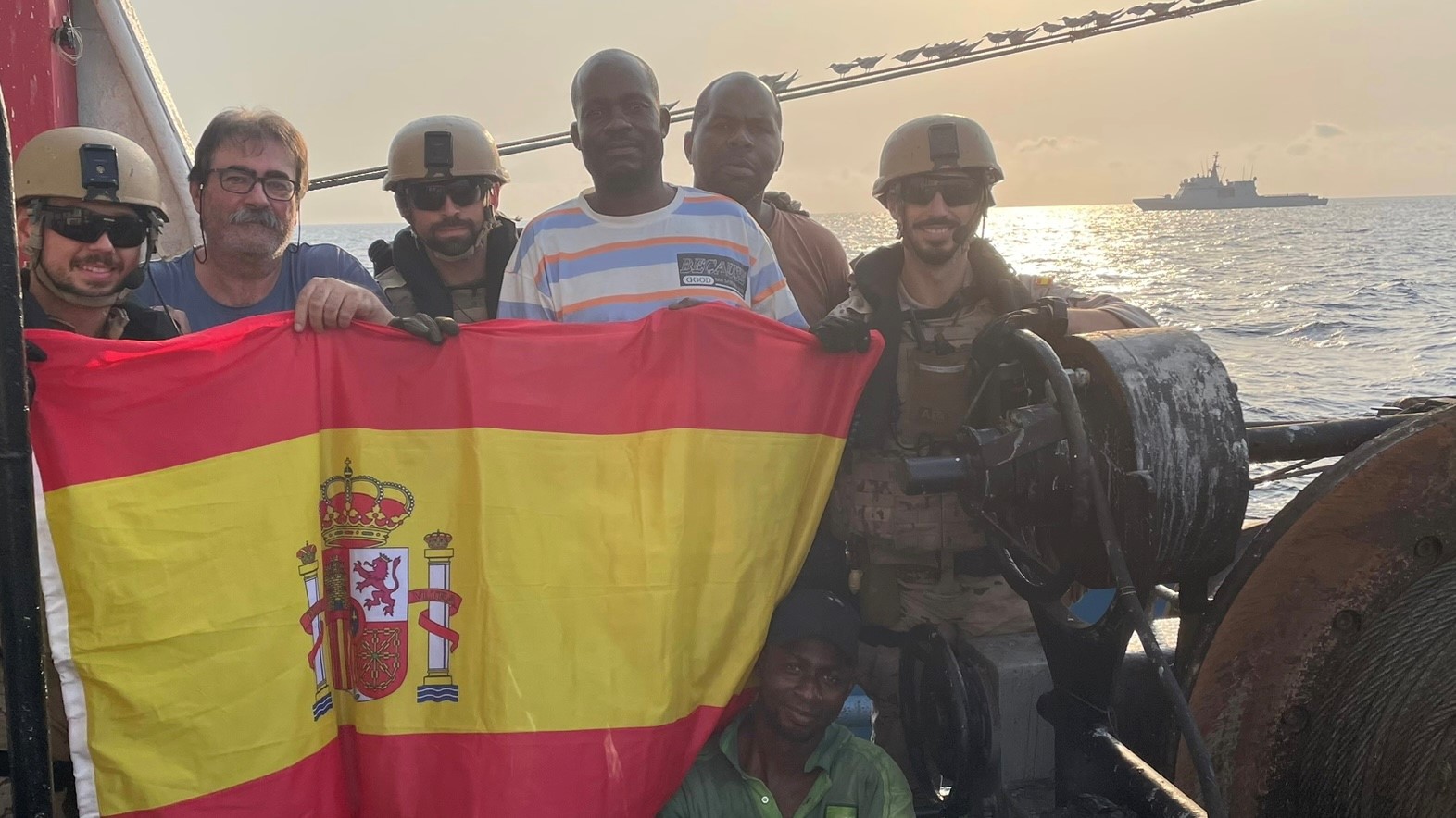 Visit to a Spanish fishing vessel