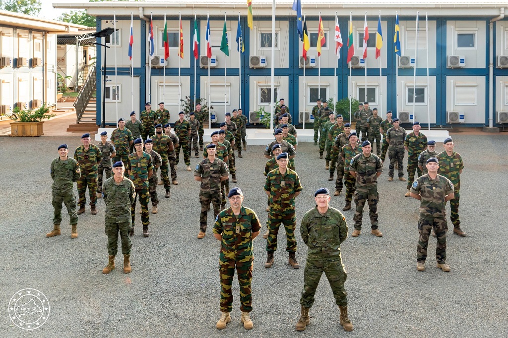 Eurocorps components deployed at EUTM RCA