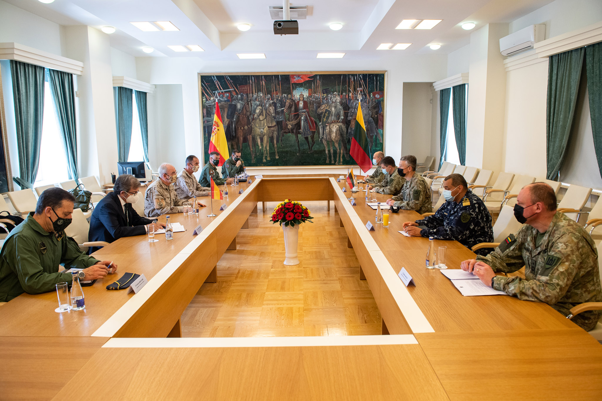 JEMAD con Ministro de Defensa y CHOD de Lituania