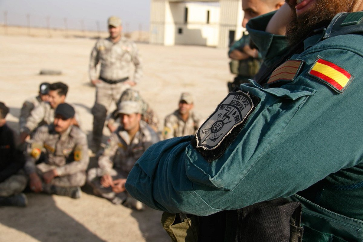 Finaliza con éxito el primer curso de puestos fronterizos impartido por la Guardia Civil española en Irak