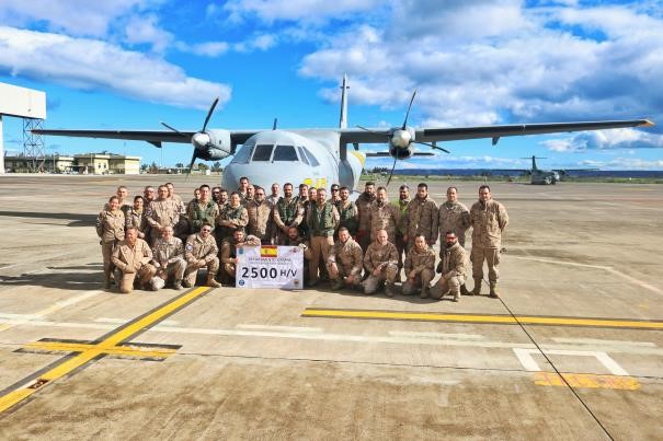 2.500 horas de vuelo del Destacamento “Grappa” en la Operación “Sophia”