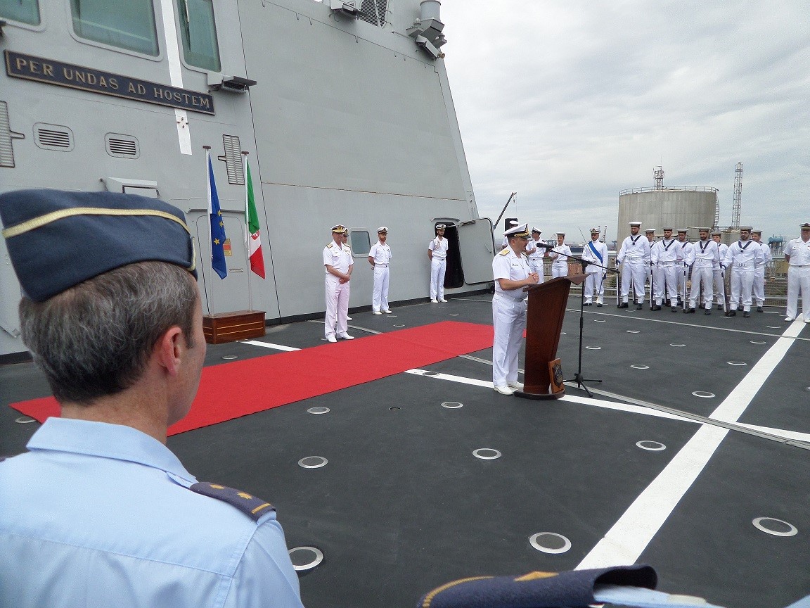 El contralmirante Malvagna, nuevo comandante de la Fuerza Naval de la operación Atalanta