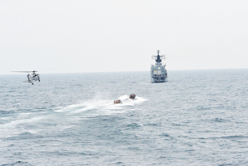La fragata Victoria finaliza su participación en las maniobras “Sea Shield”