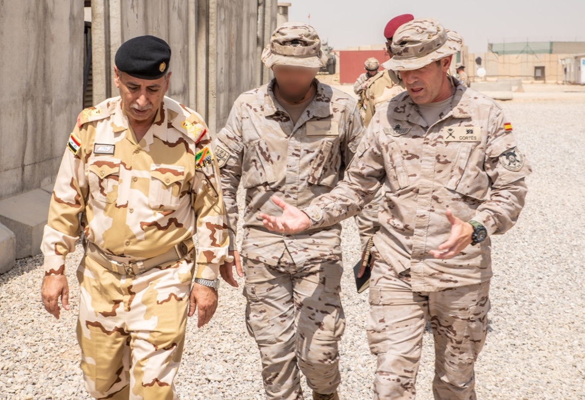 El segundo comandante de las Fuerzas Terrestres del ejército iraquí conoce el trabajo de los españoles en Irak