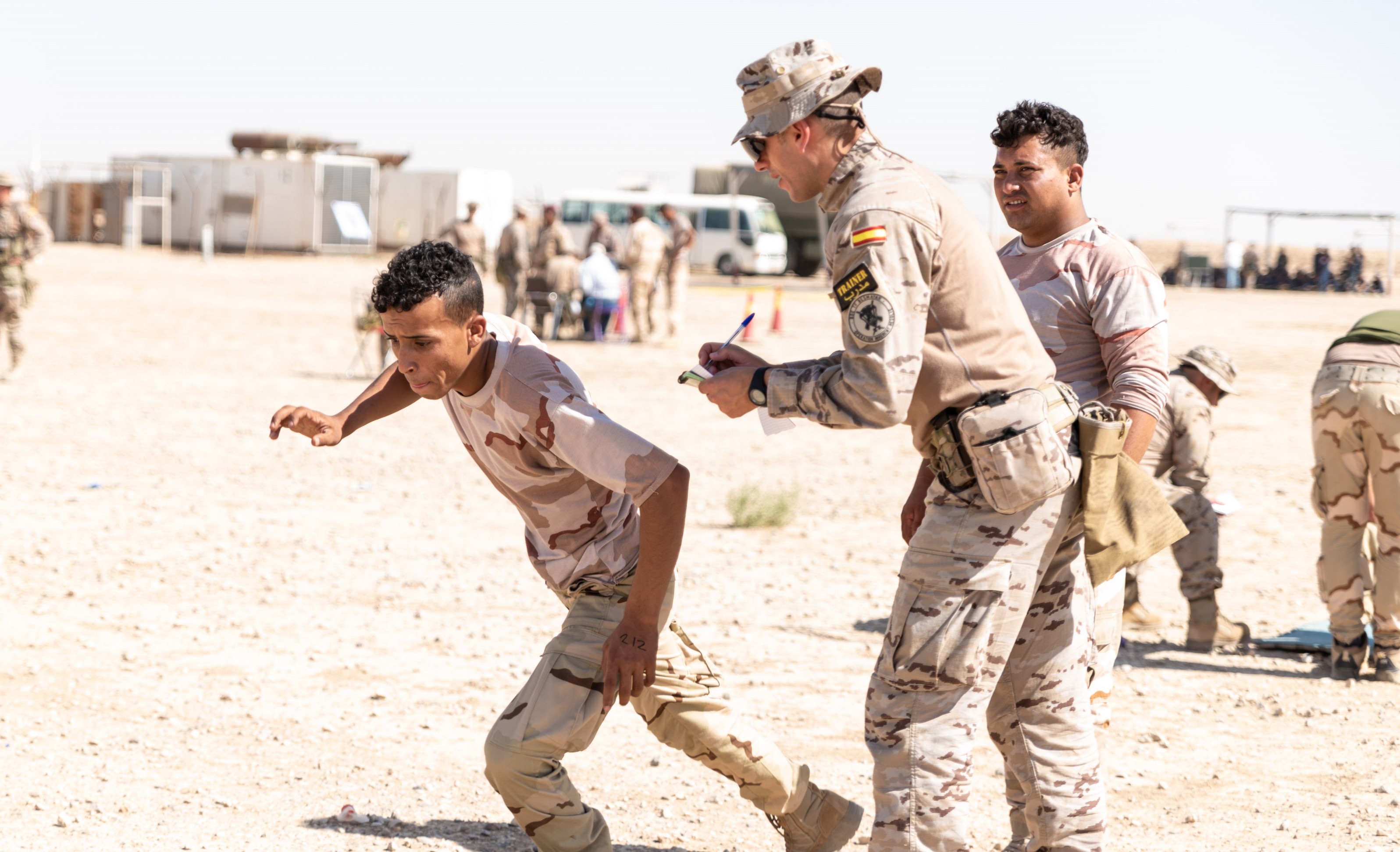Las unidades iraquíes realizan por primera vez el test de condición física