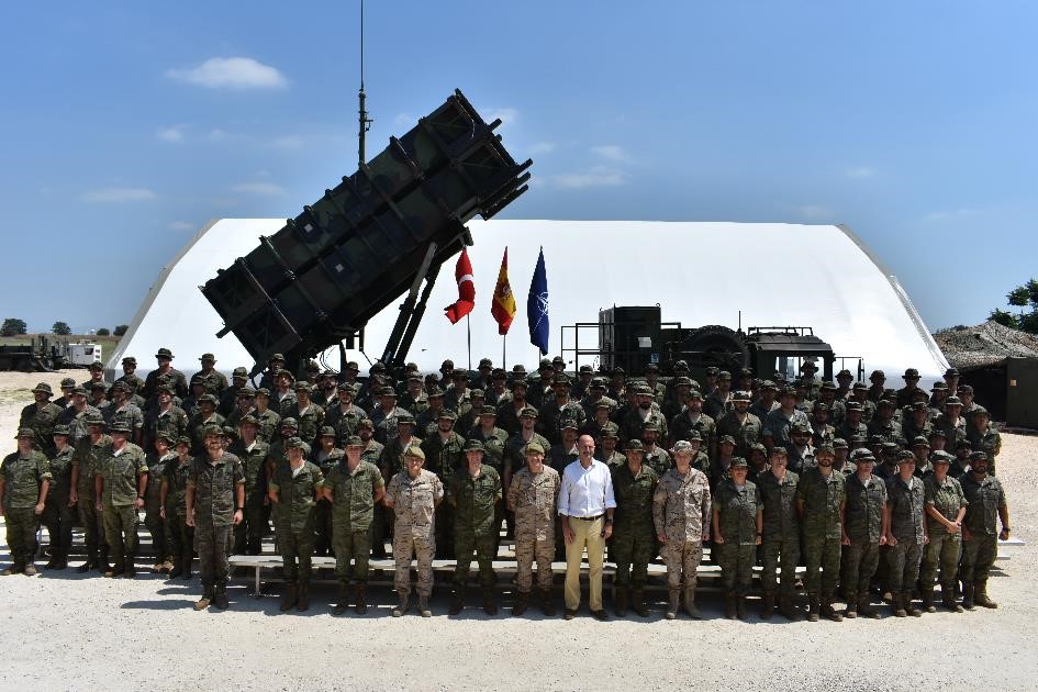 El Jefe de Estado Mayor de la Defensa visita al VII contingente Patriot  de la operación “Apoyo a Turquía”