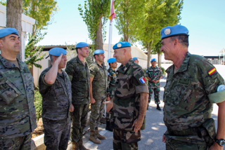 El nuevo jefe de Estado Mayor de la Fuerza Interina de Naciones Unidas en Líbano (UNIFIL) visita el Sector Este