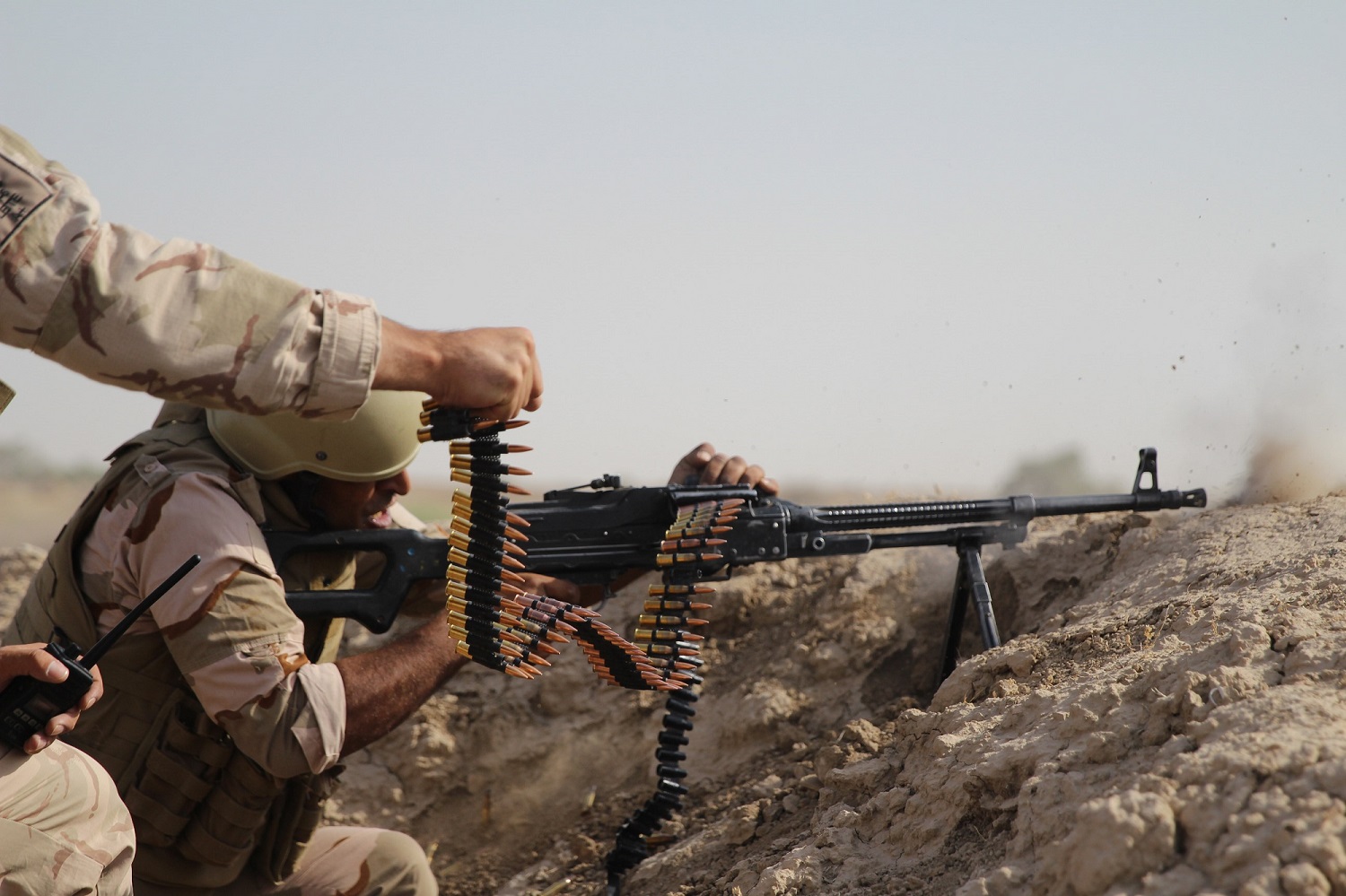 La 39ª Brigada del Ejército iraquí demuestra en un ejercicio los conocimientos proporcionados por la Task Force Besmayah