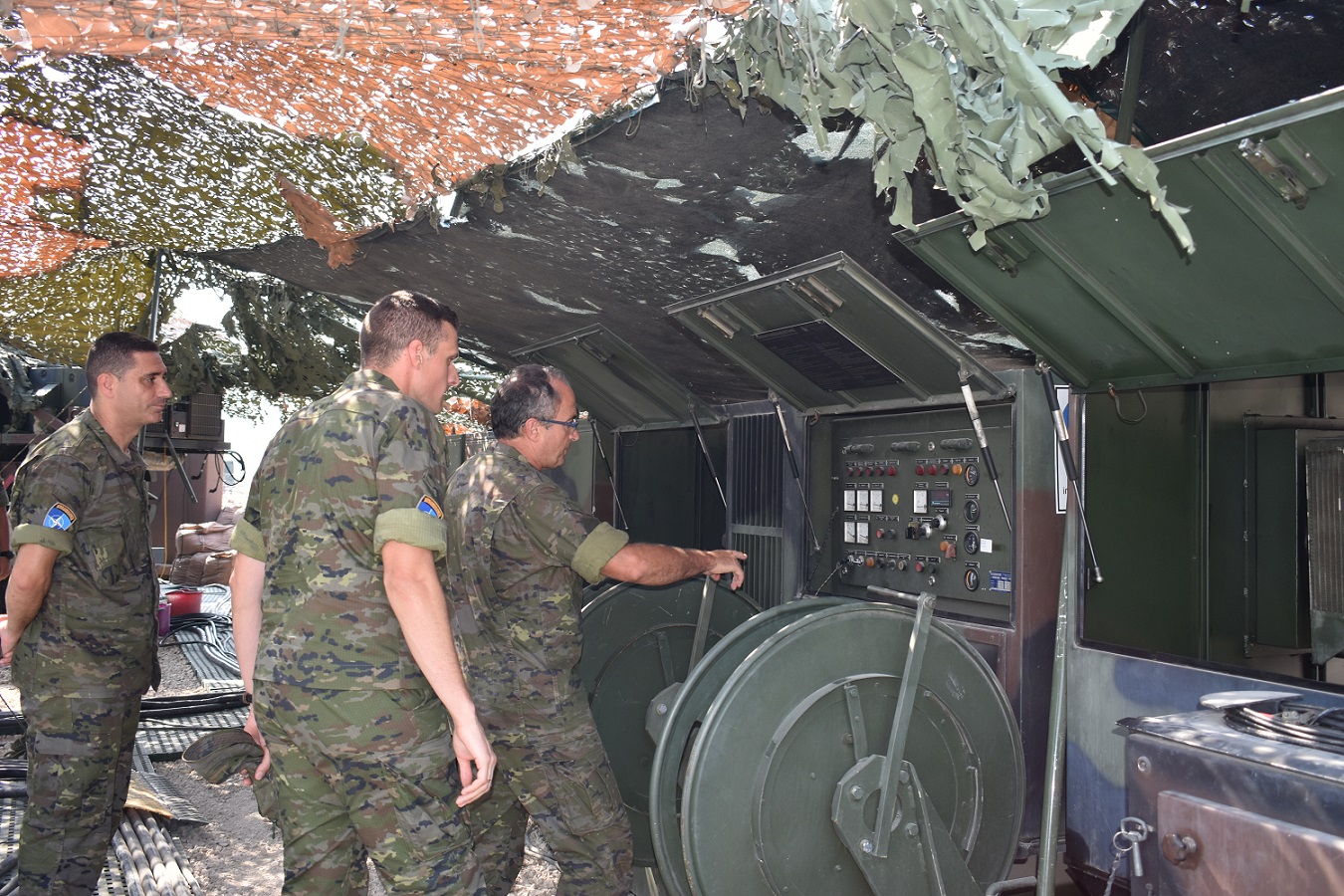 El contingente Patriot recibe la visita del Agregado de Defensa en Turquía