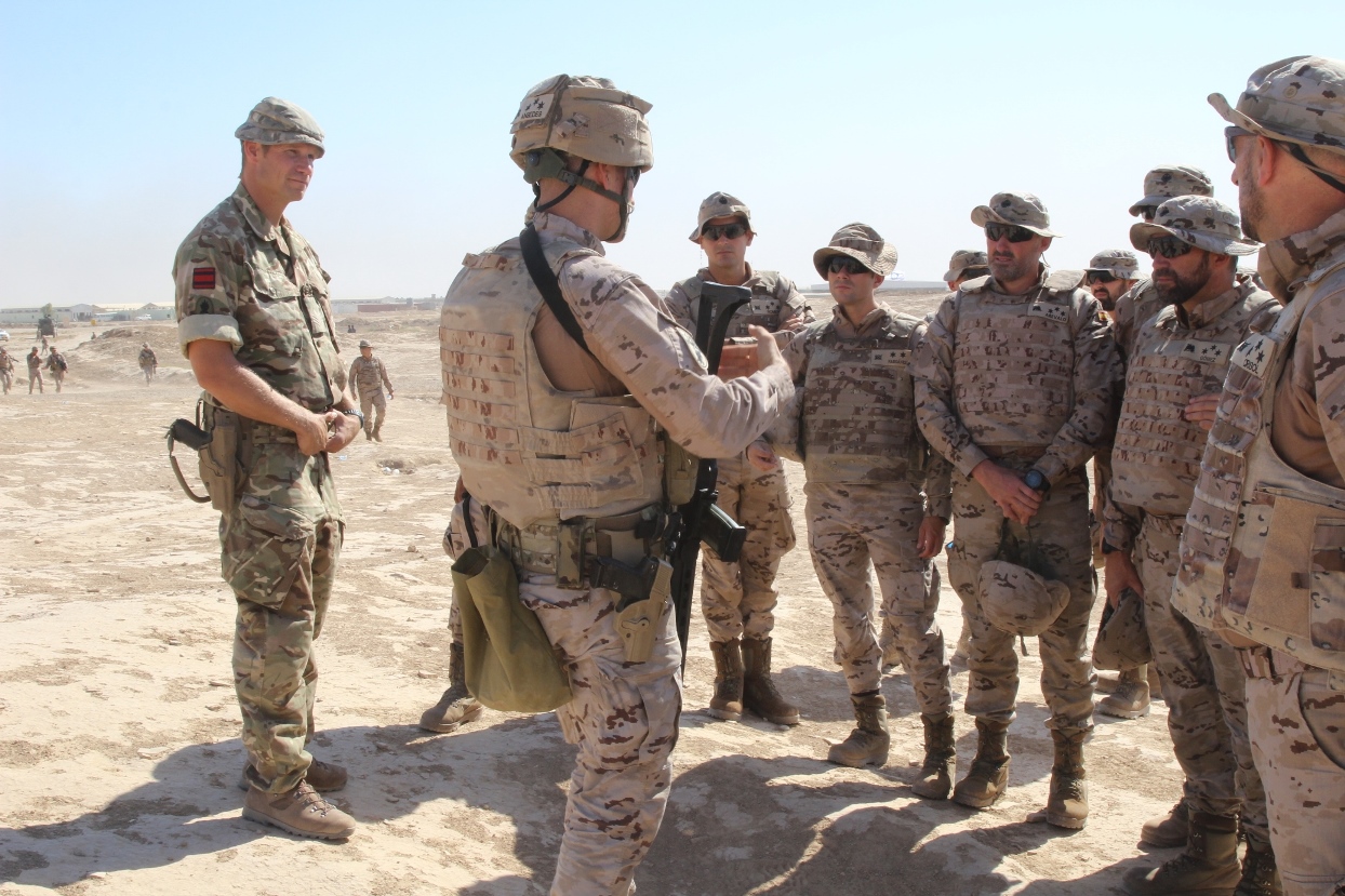 El personal clave del próximo contingente en Irak lleva a cabo el reconocimiento previo a su despliegue