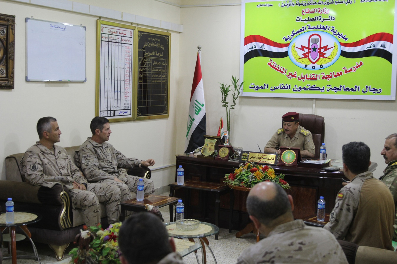 El personal clave del próximo contingente en Irak lleva a cabo el reconocimiento previo a su despliegue