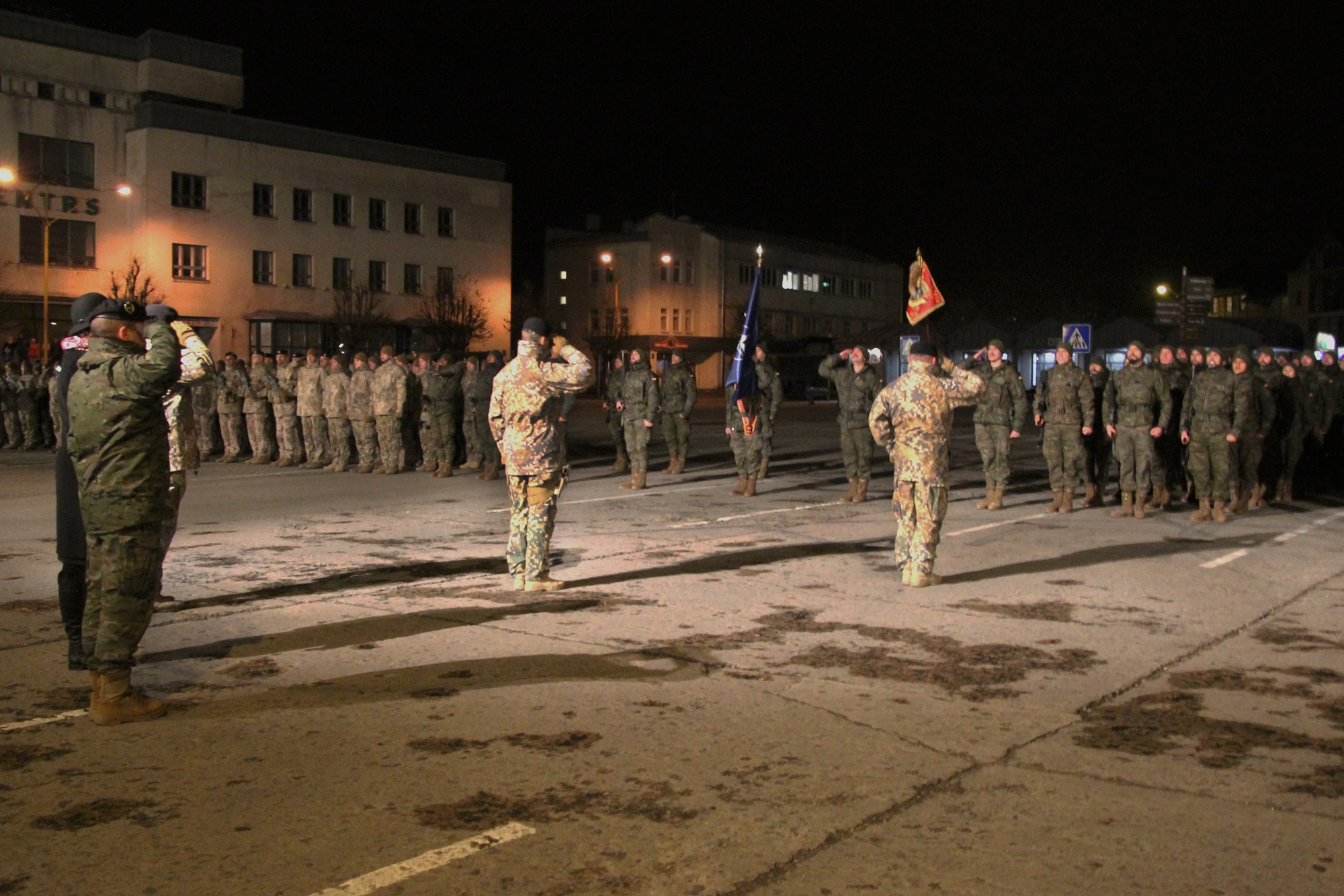 Militares españoles participan en los actos de conmemoración de la Independencia de Letonia
