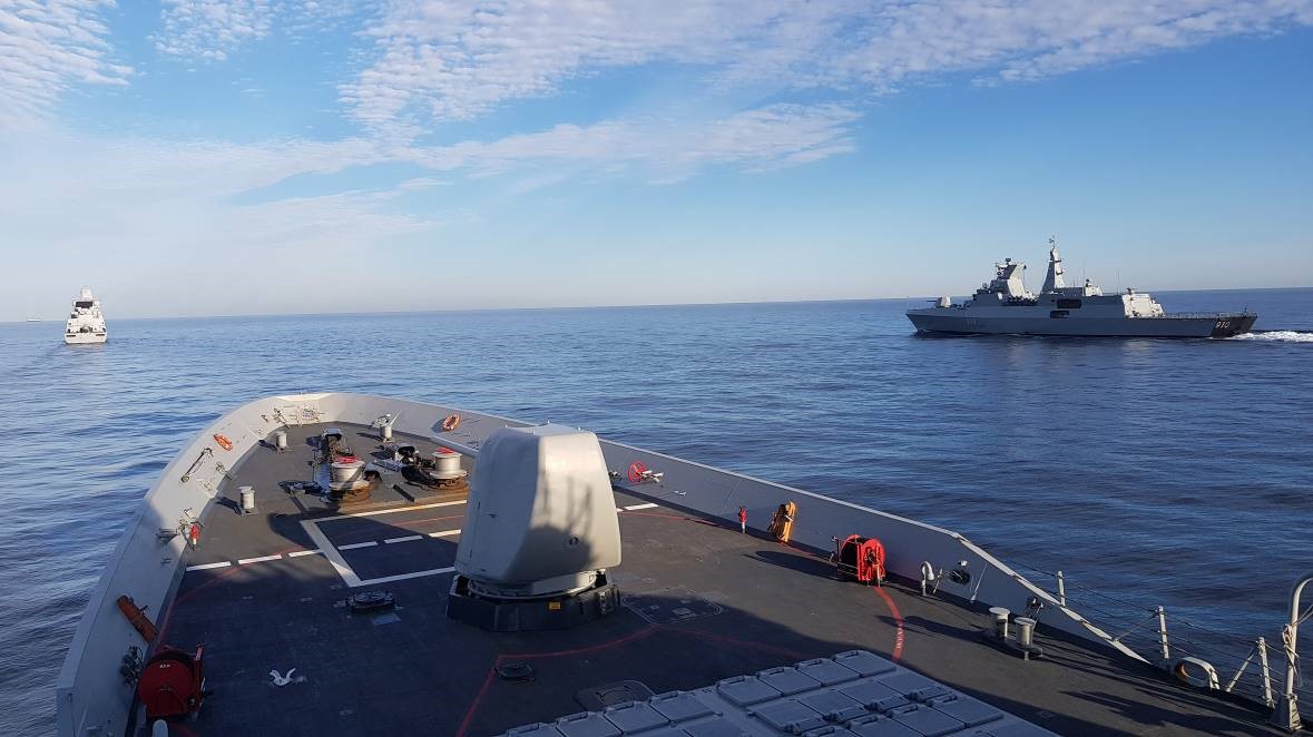 La “Cristóbal Colón” llega a Argel con la Agrupación Naval Permanente de la OTAN Nº 2