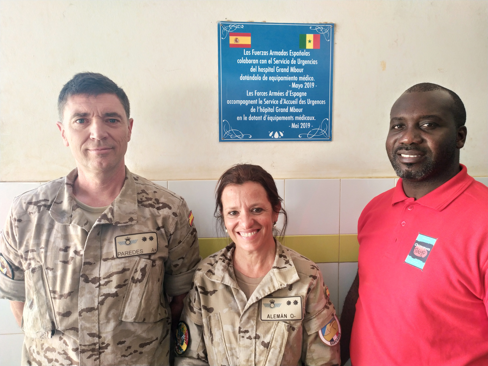 El Destacamento Marfil hace entrega de equipamiento clínico al hospital de Grand M´Bour en Senegal