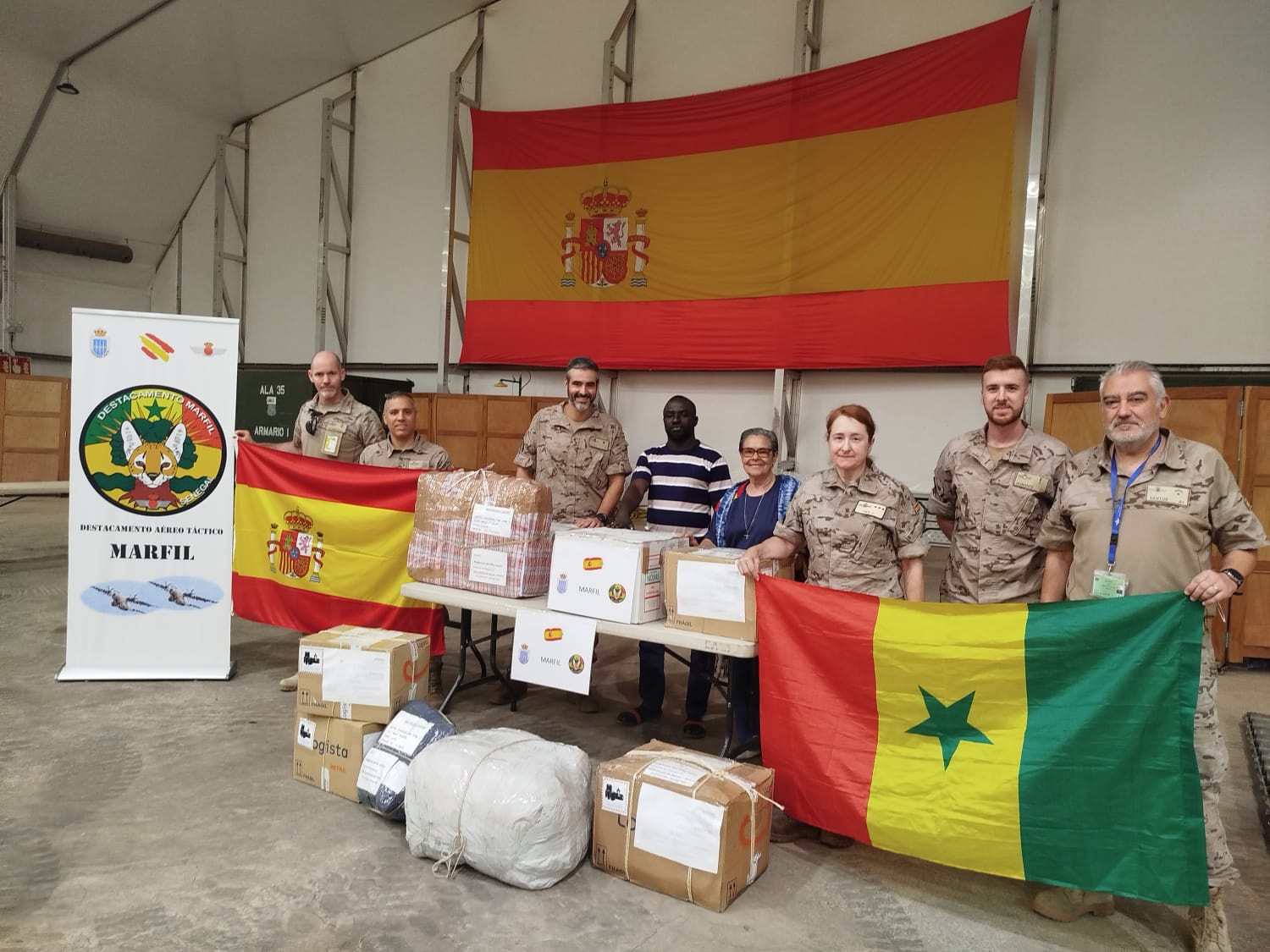 Entrega de donaciones a las Hermanas del Niño Jesús, de Sam Sam 3