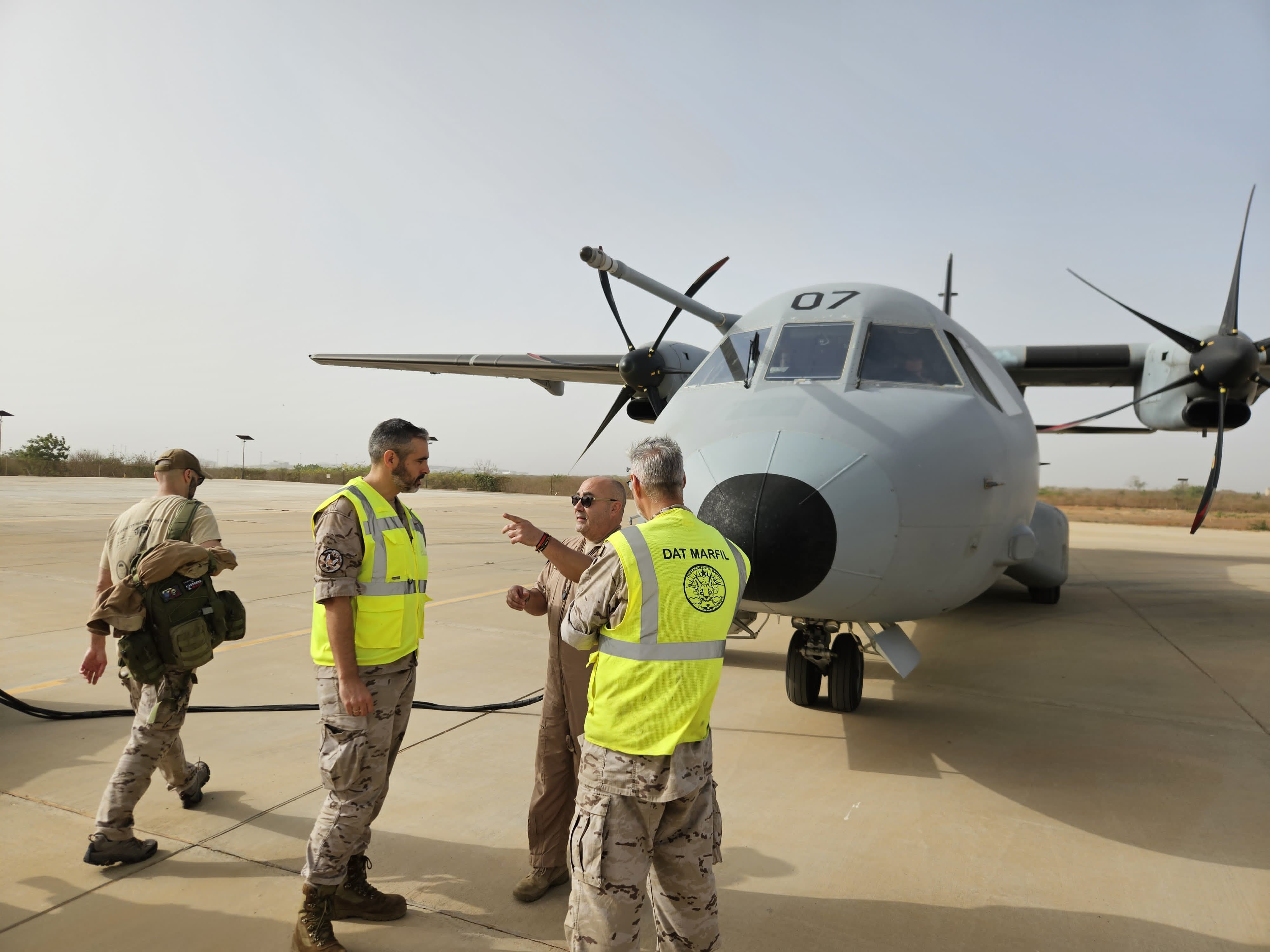 Preparativos antes del vuelo