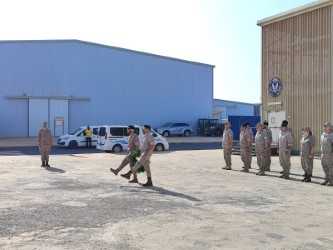 Paso lento durante el homenaje a los caídos