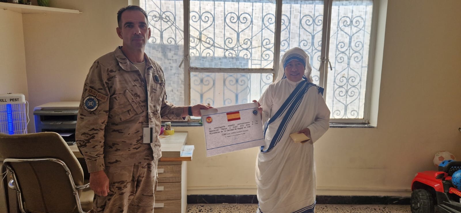 Entrega de la cuestación solidaria