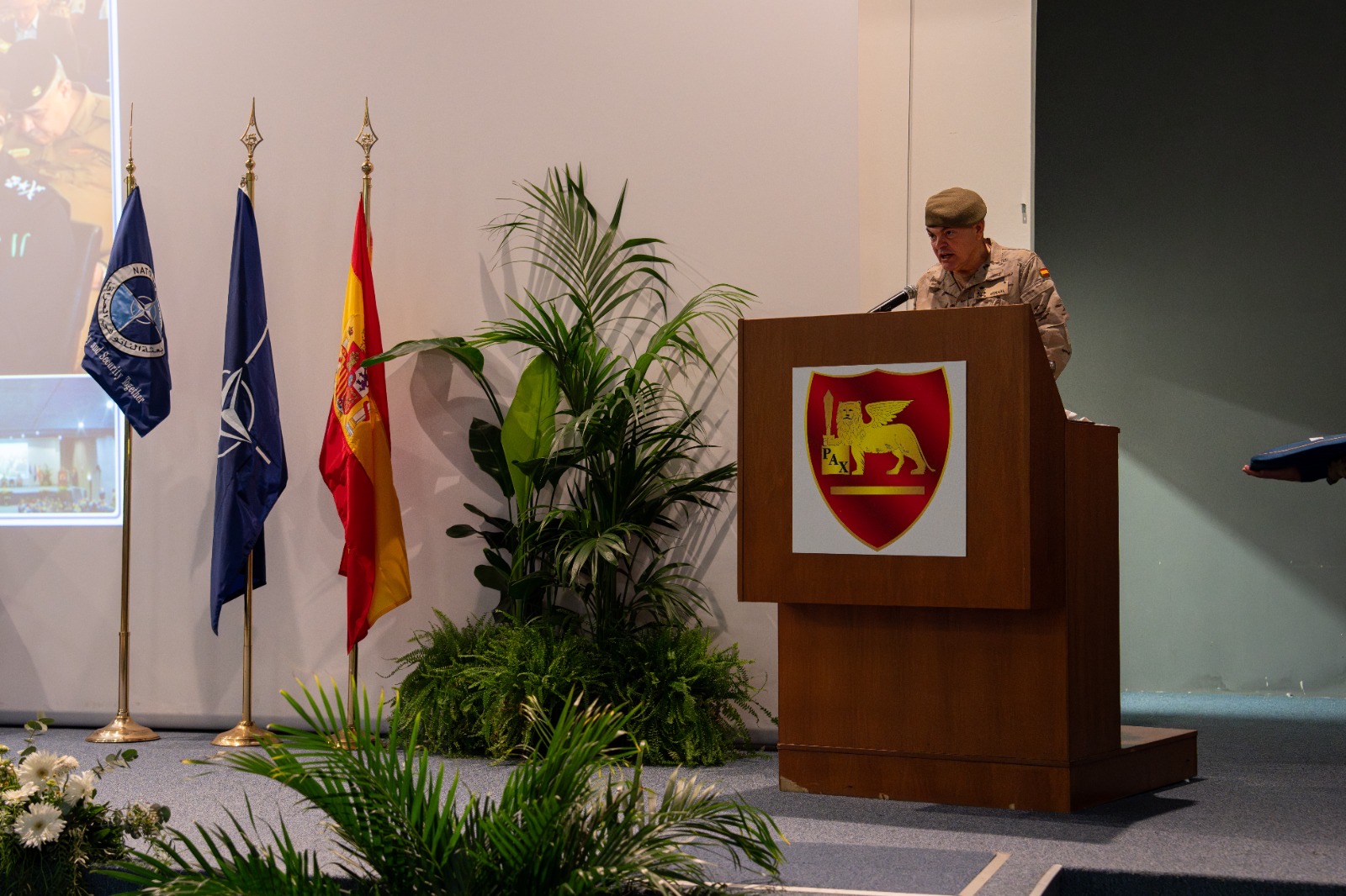 Discurso del TG Armada en el Cuartel General Conjunto de la OTAN en Nápoles