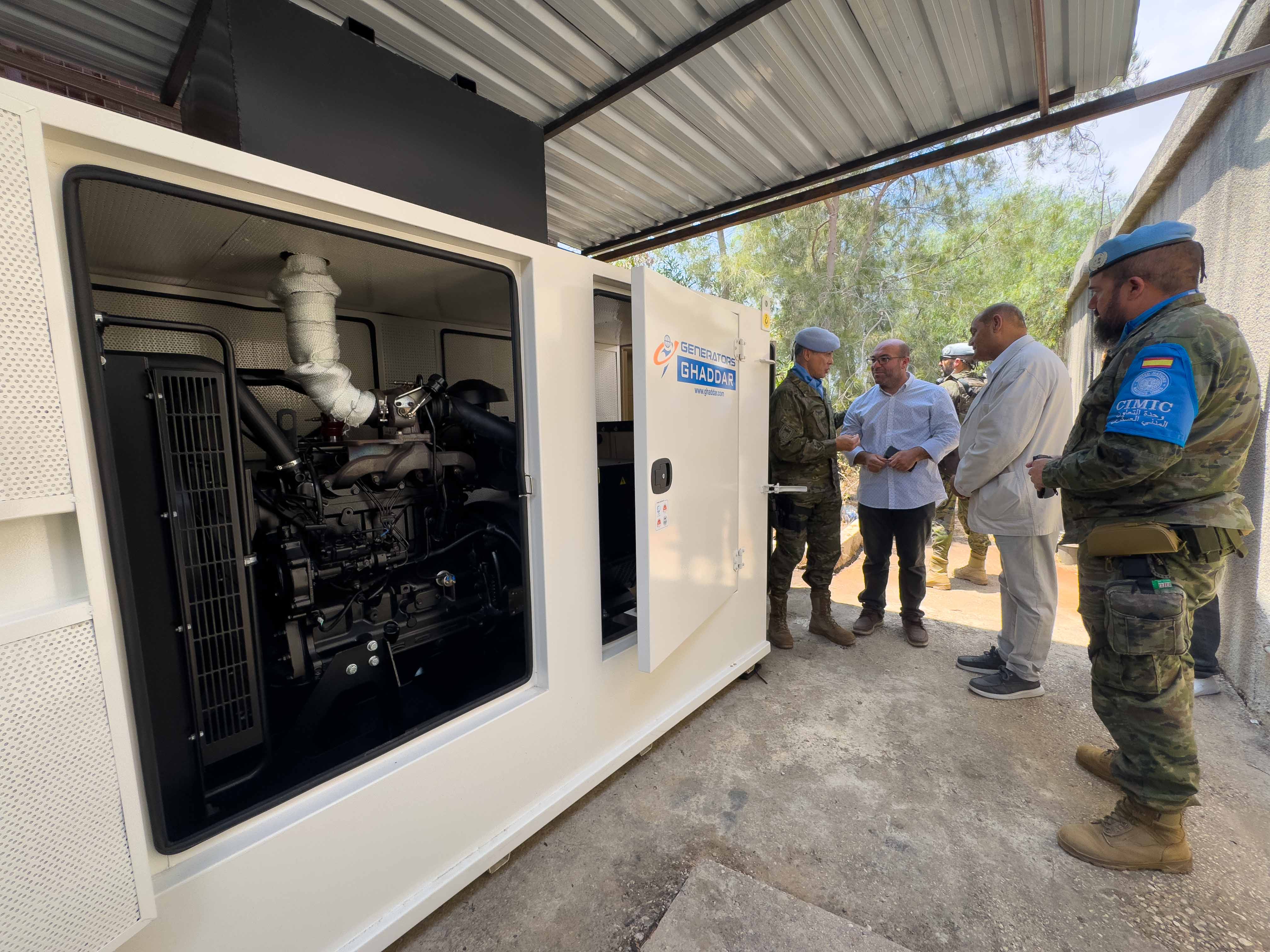 Imagen del grupo electrógeno