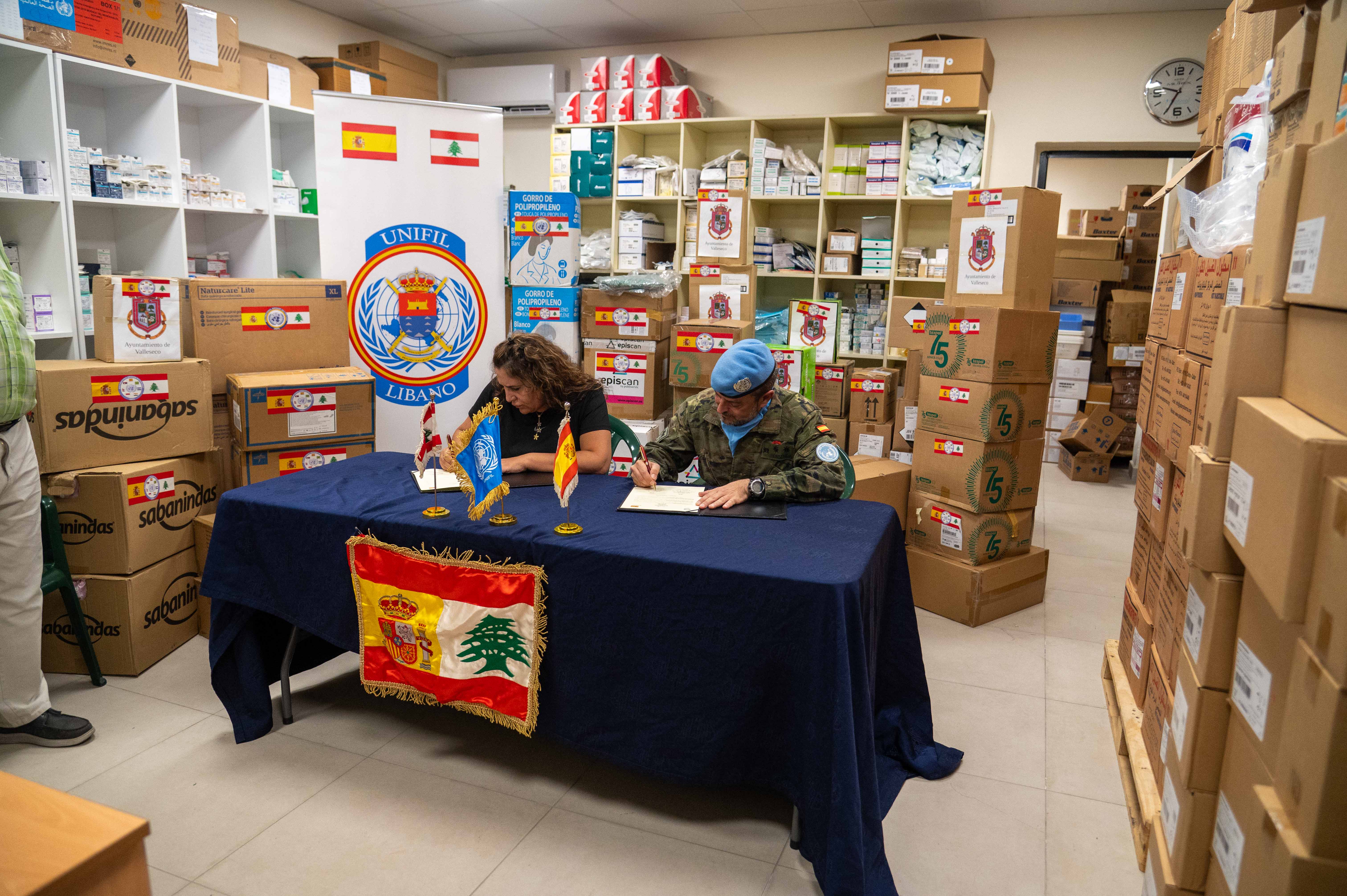 Firma de entrega del material