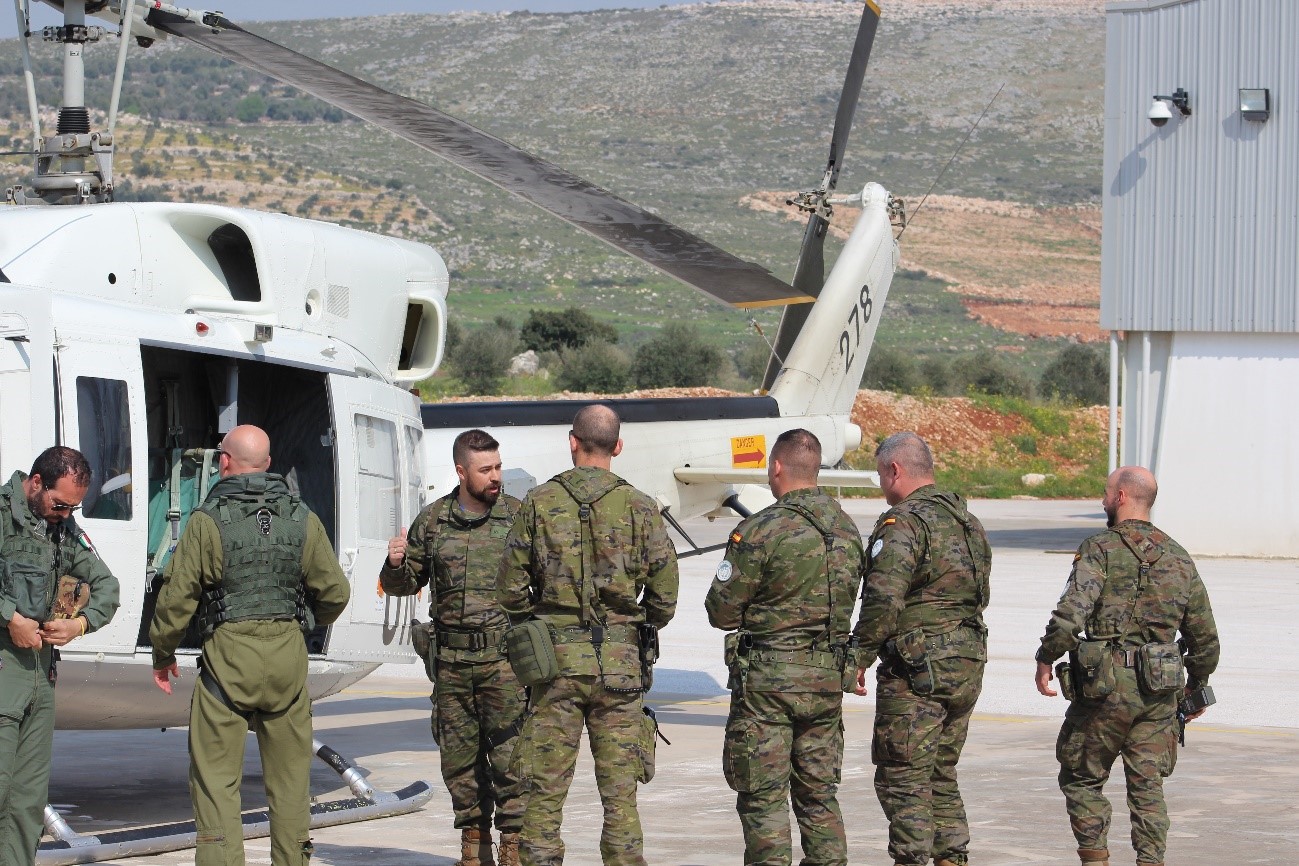 La Brigada Líbano realiza una operación de monitorización tierra-aire