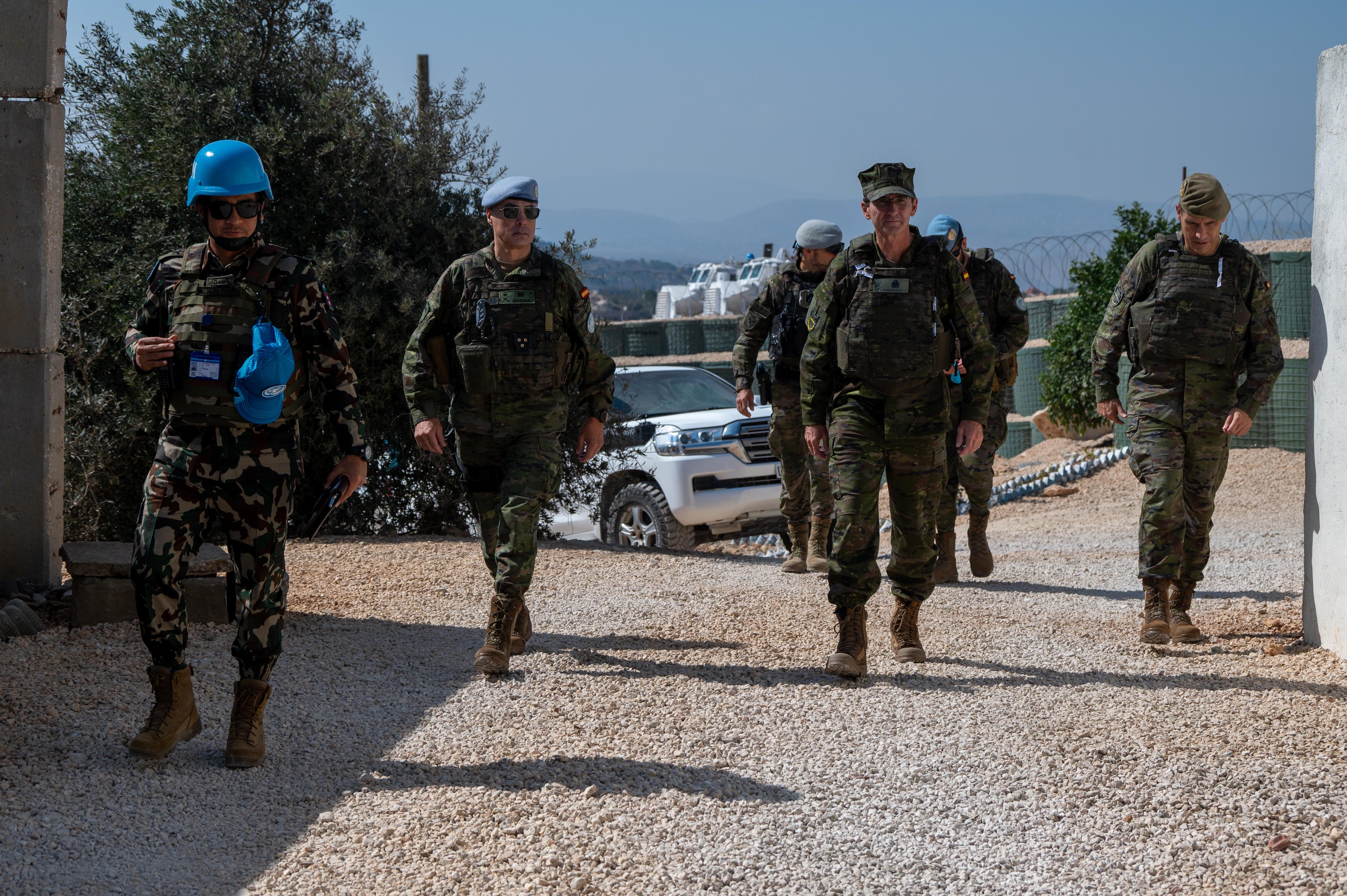Visita del vicealmirante Núñez de Prado Aparicio