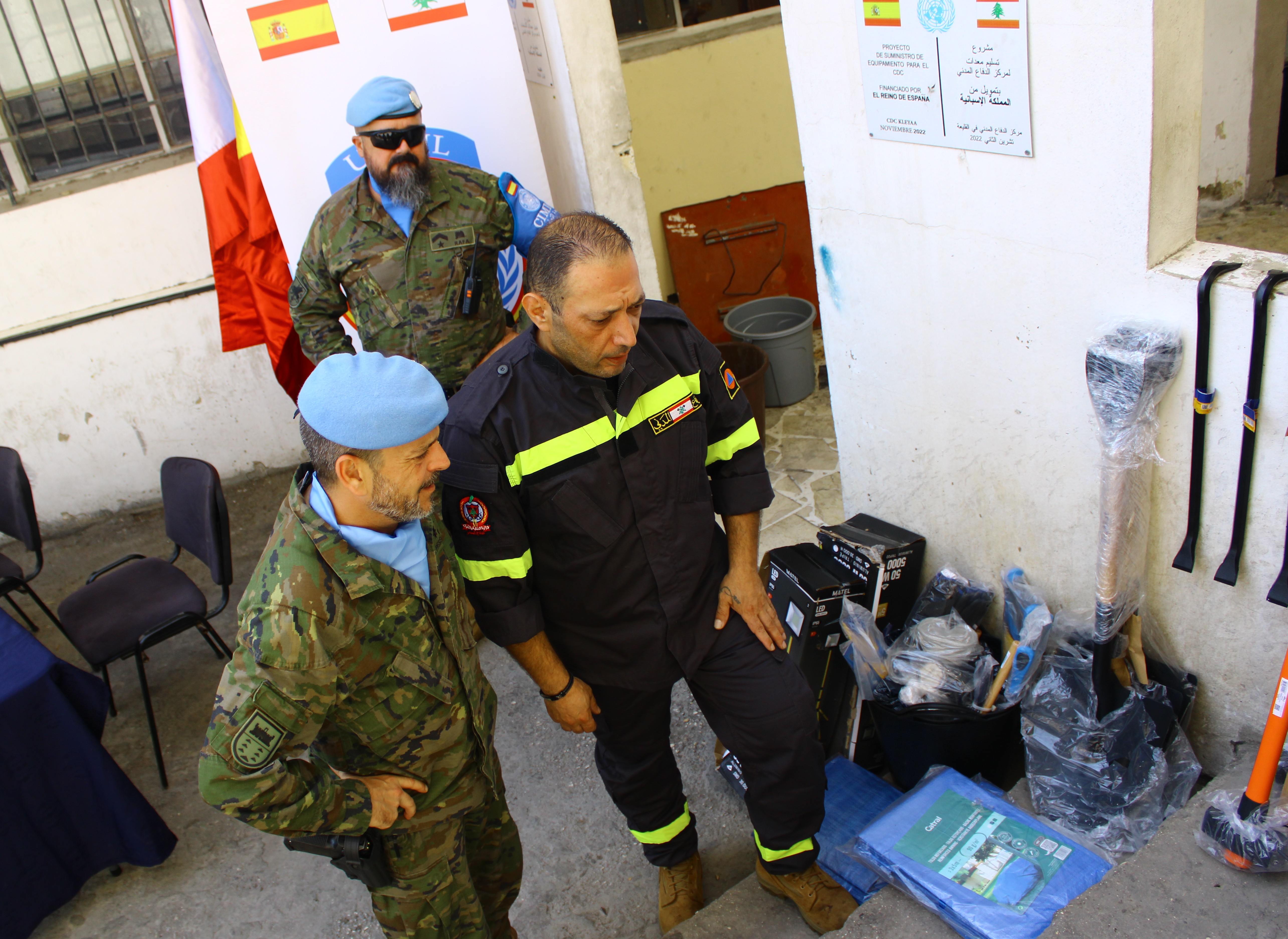 Entrega del material en Kleyaa