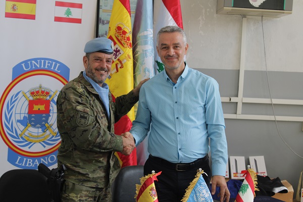 Donación en la escuela técnica de Marjayoun