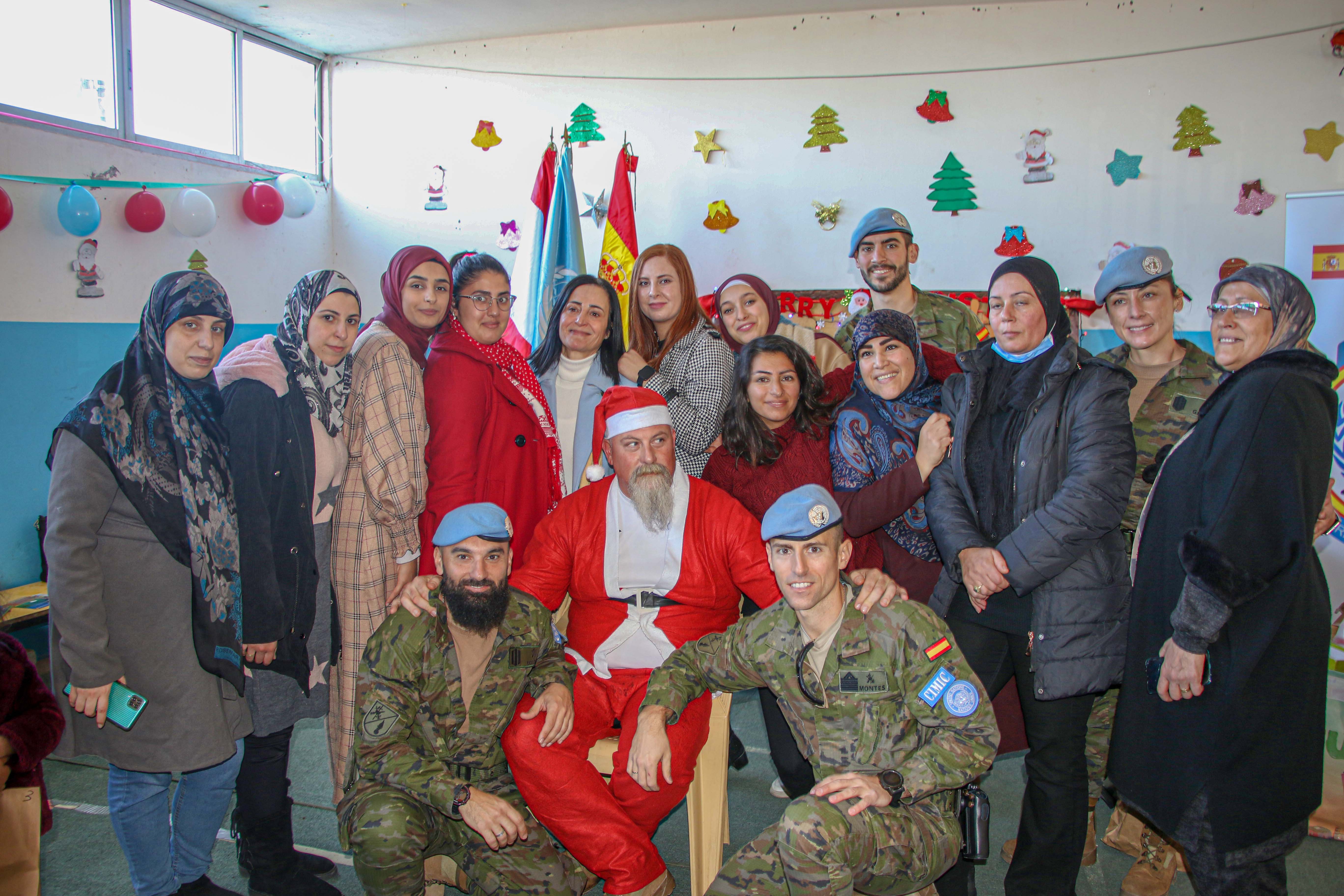 Papá Noel visitó los centros de educación especial