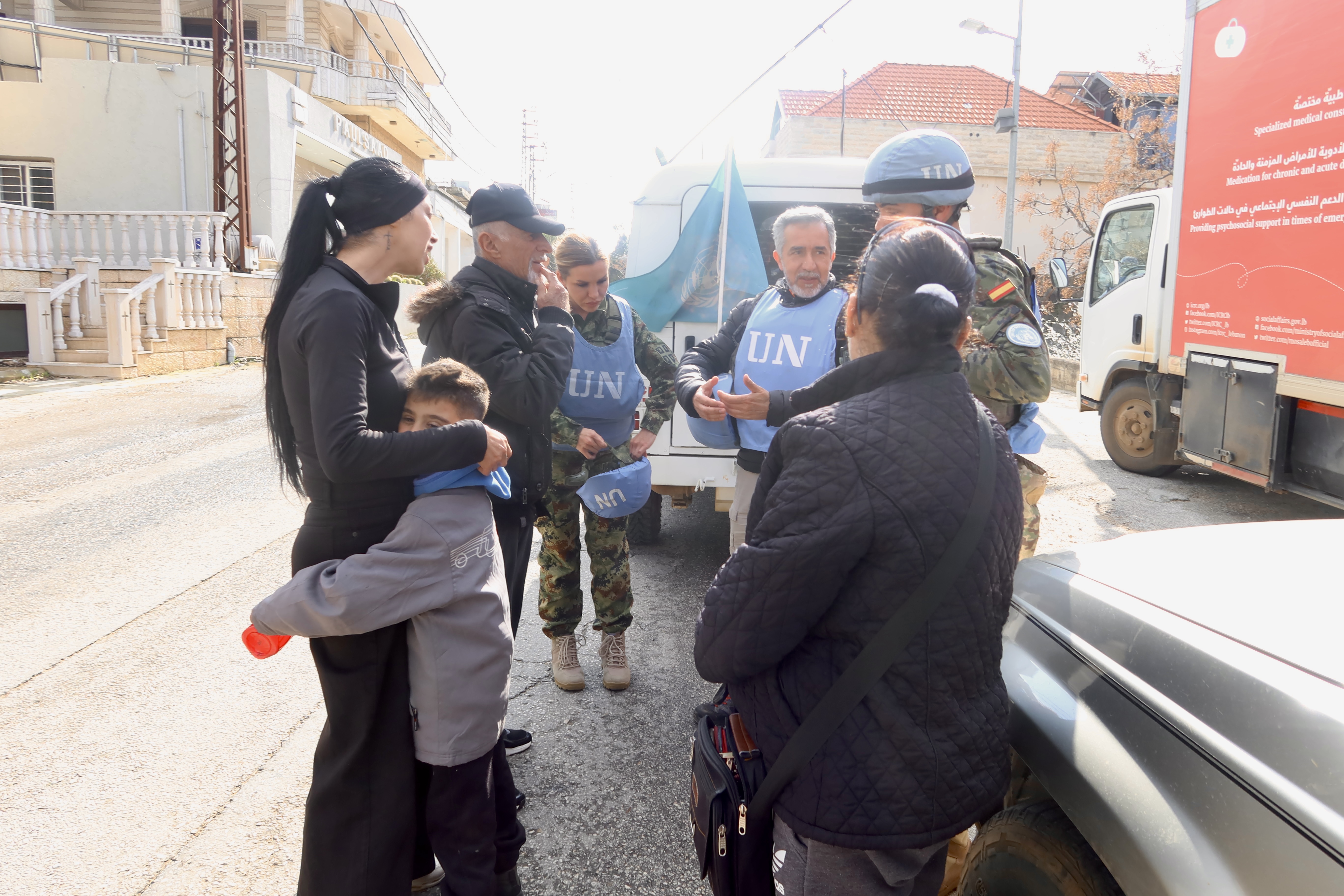 Formación del convoy de evacuación