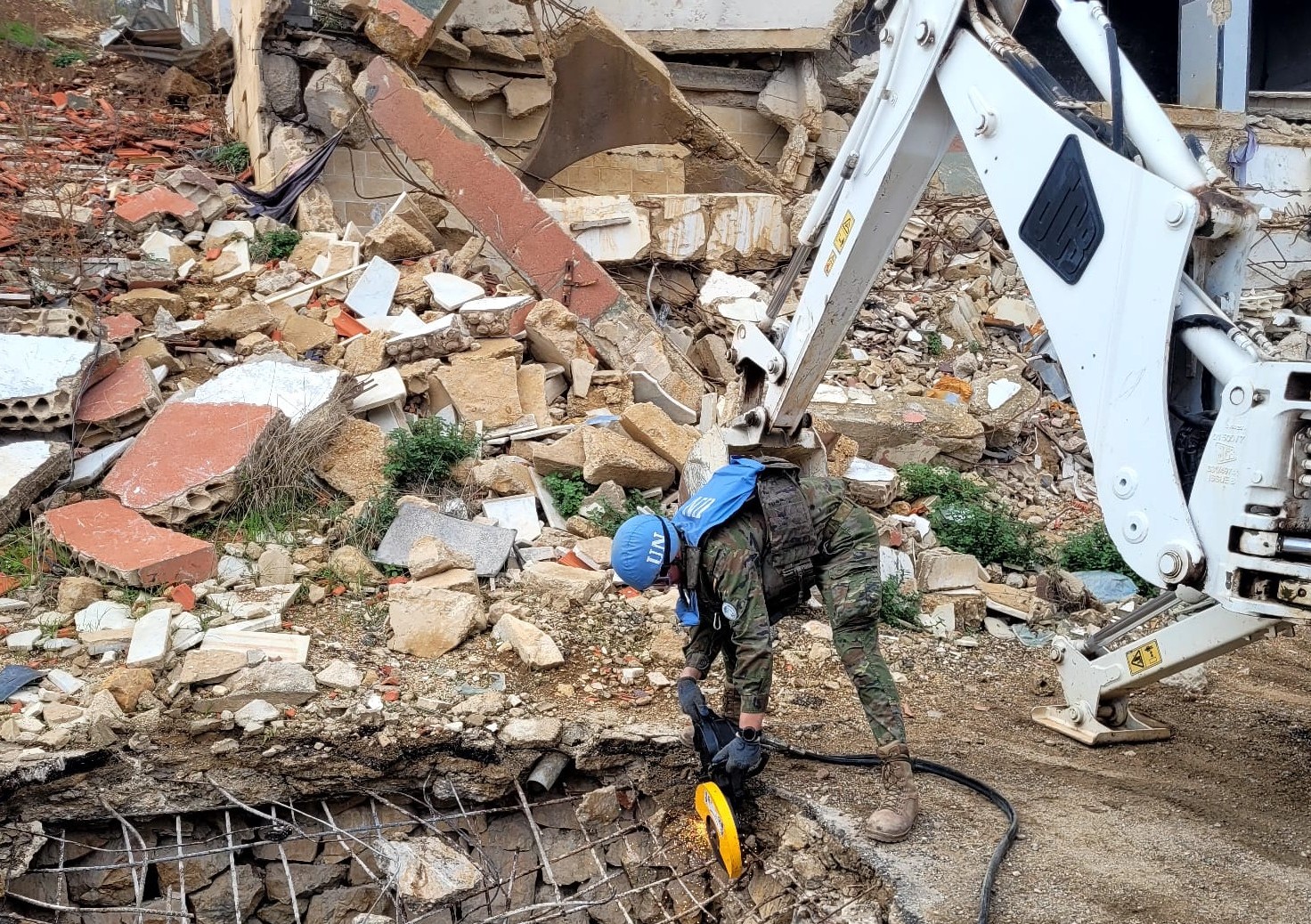 Reparación de estructuras dañadas