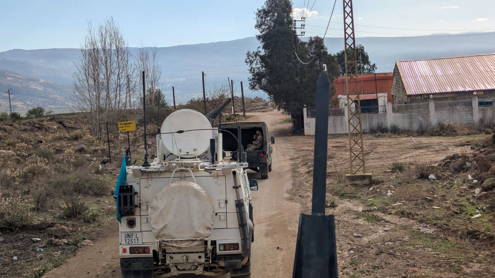 Patrulla del Grupo Táctico Ligero Protegido en acompañamiento LAF