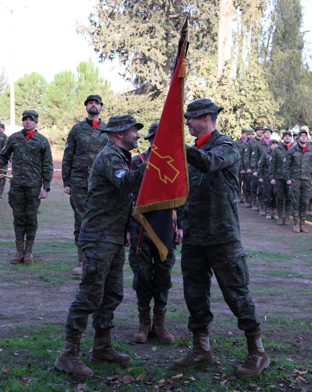 Traspaso del guion de la operación