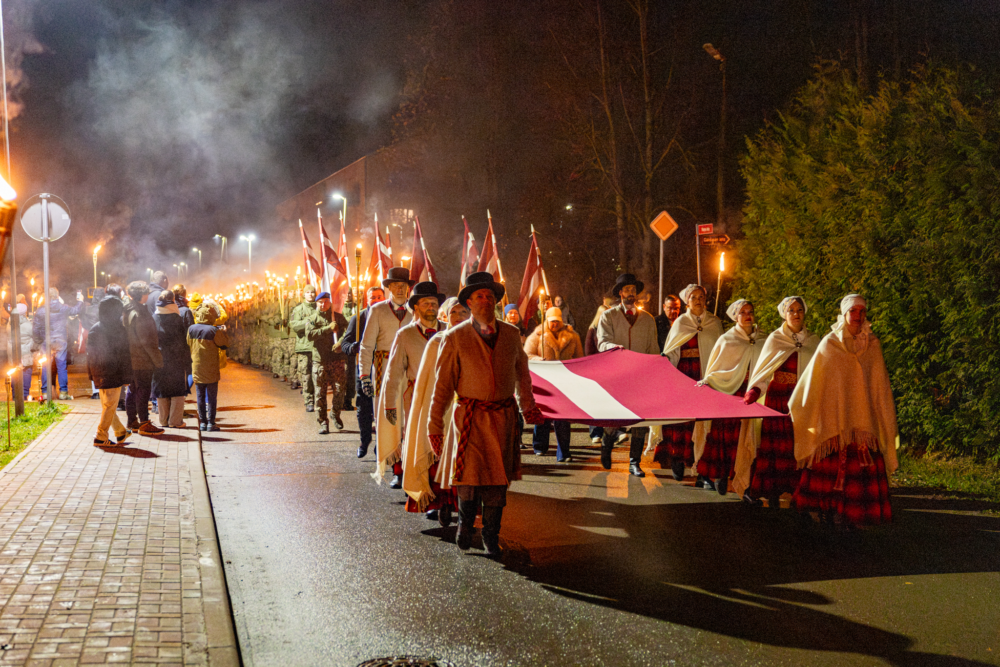 Celebración Día de la Independencia de Letonia