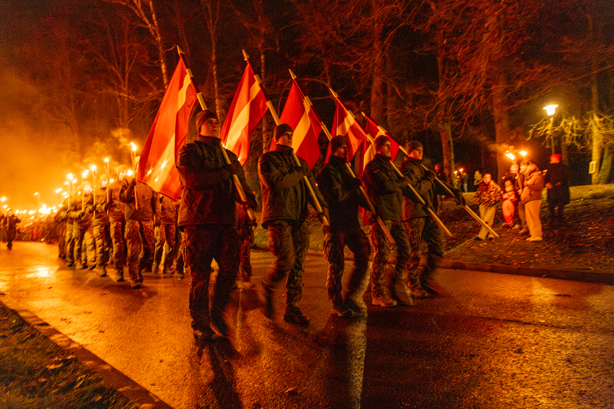 Celebración Día de la Independencia de Letonia