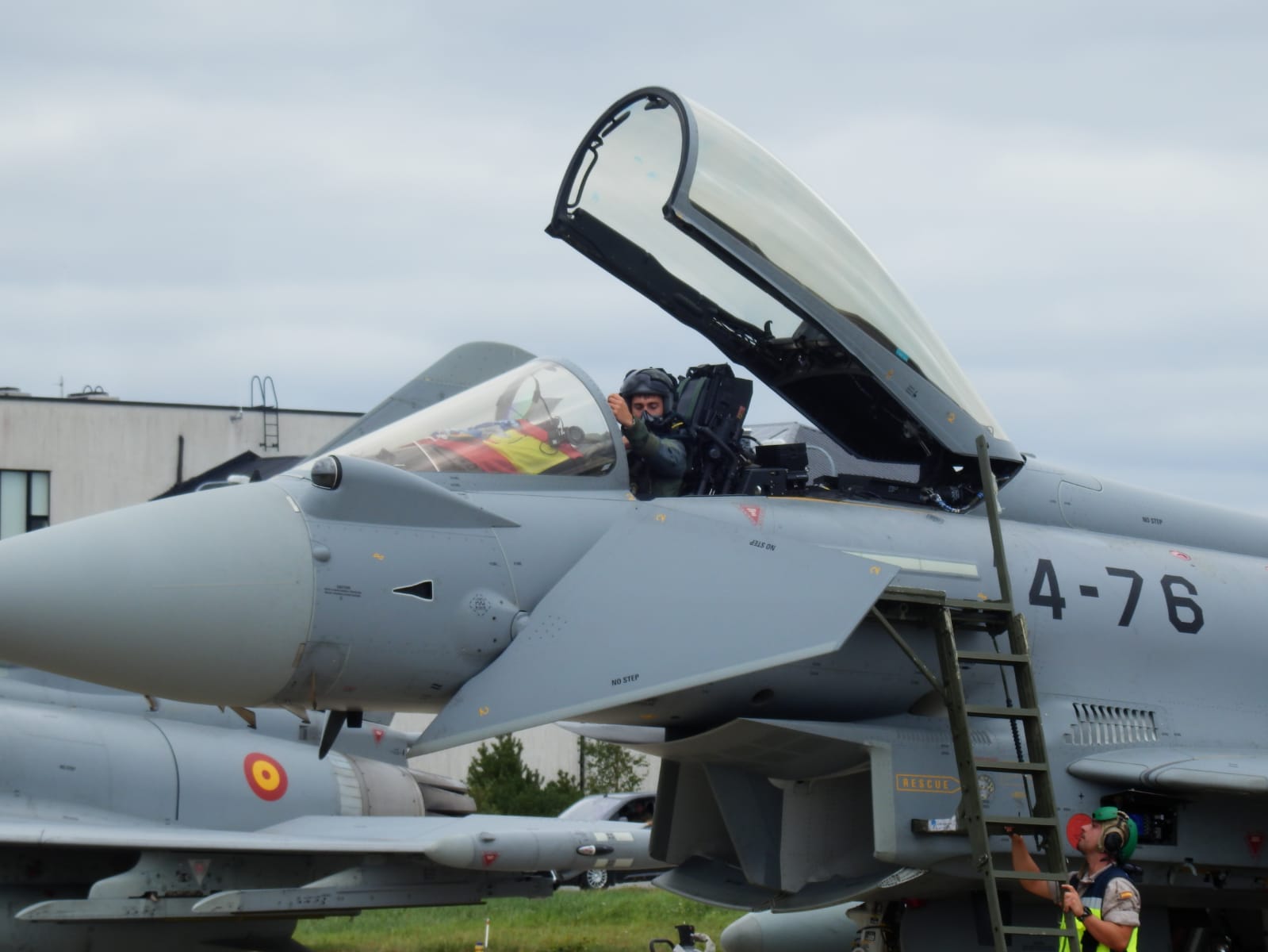 Alistando un Eurofighter en Estonia