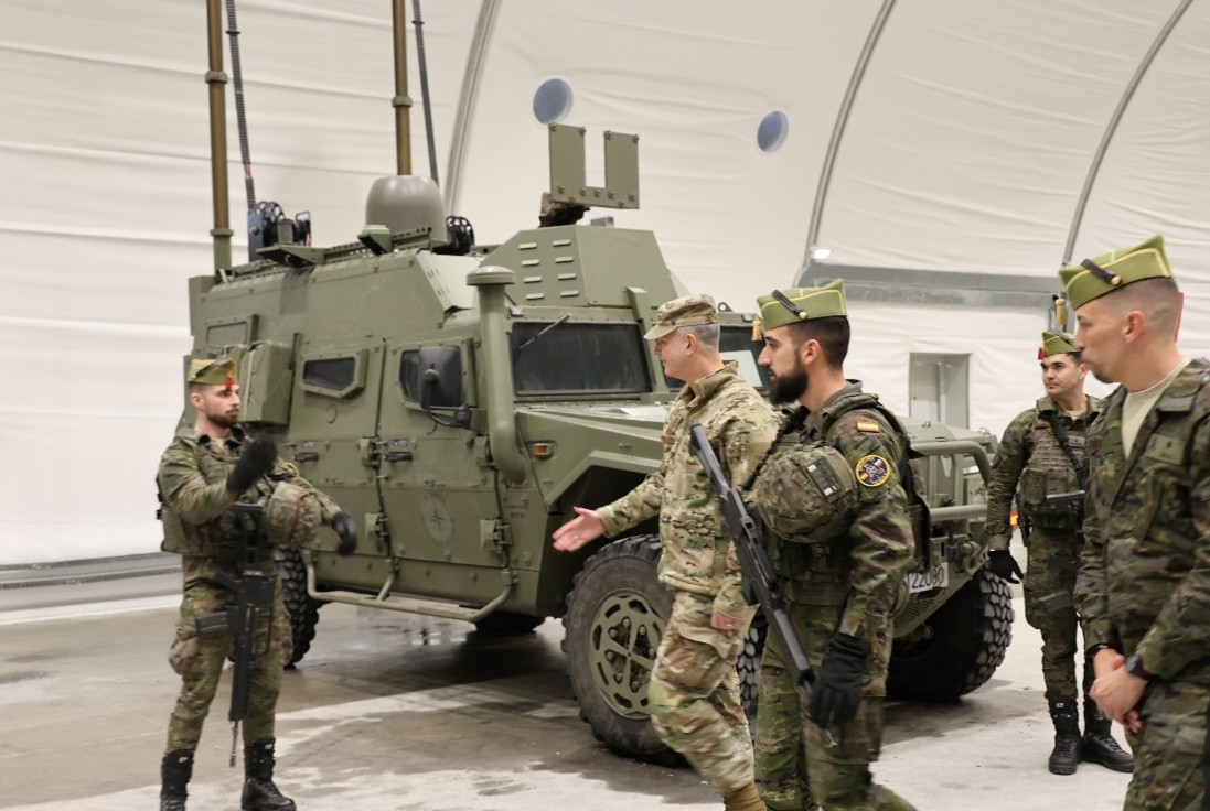 Visita SACEUR CERVUS Legión