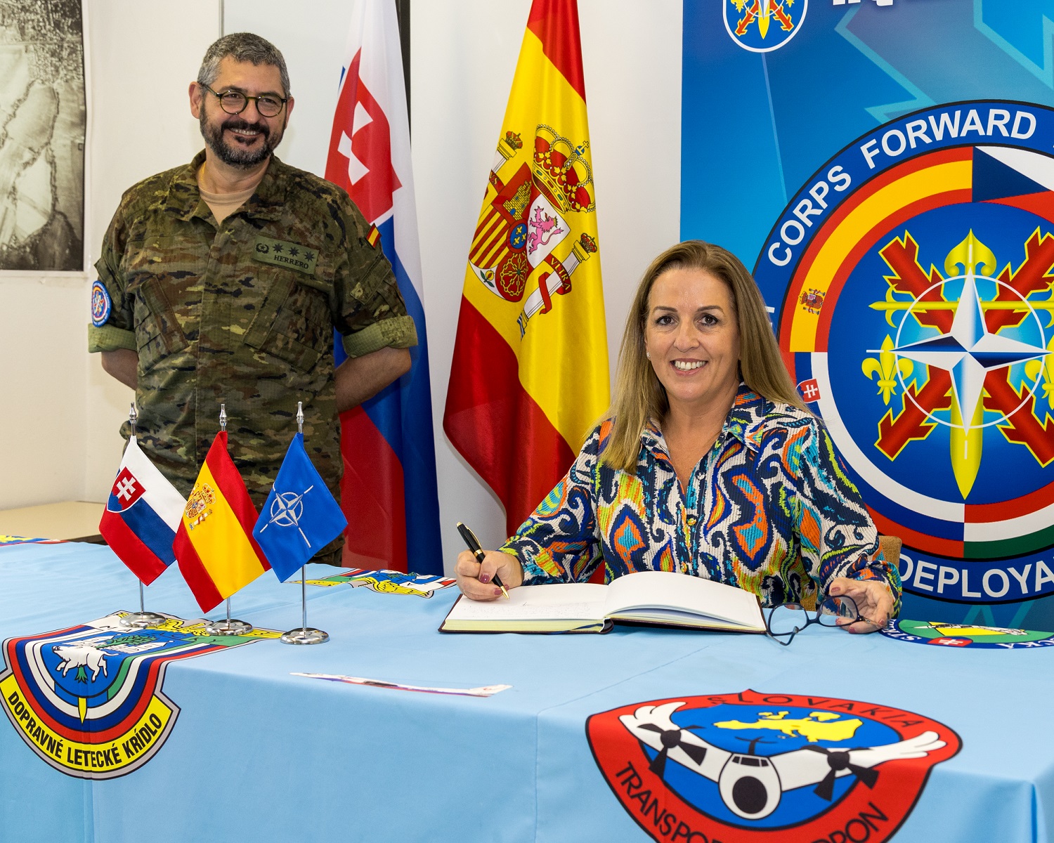 Visita de la nueva embajadora de España en Eslovaquia