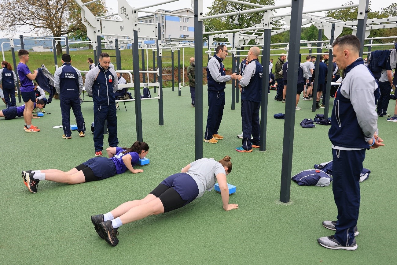 Prueba de extensiones de brazo