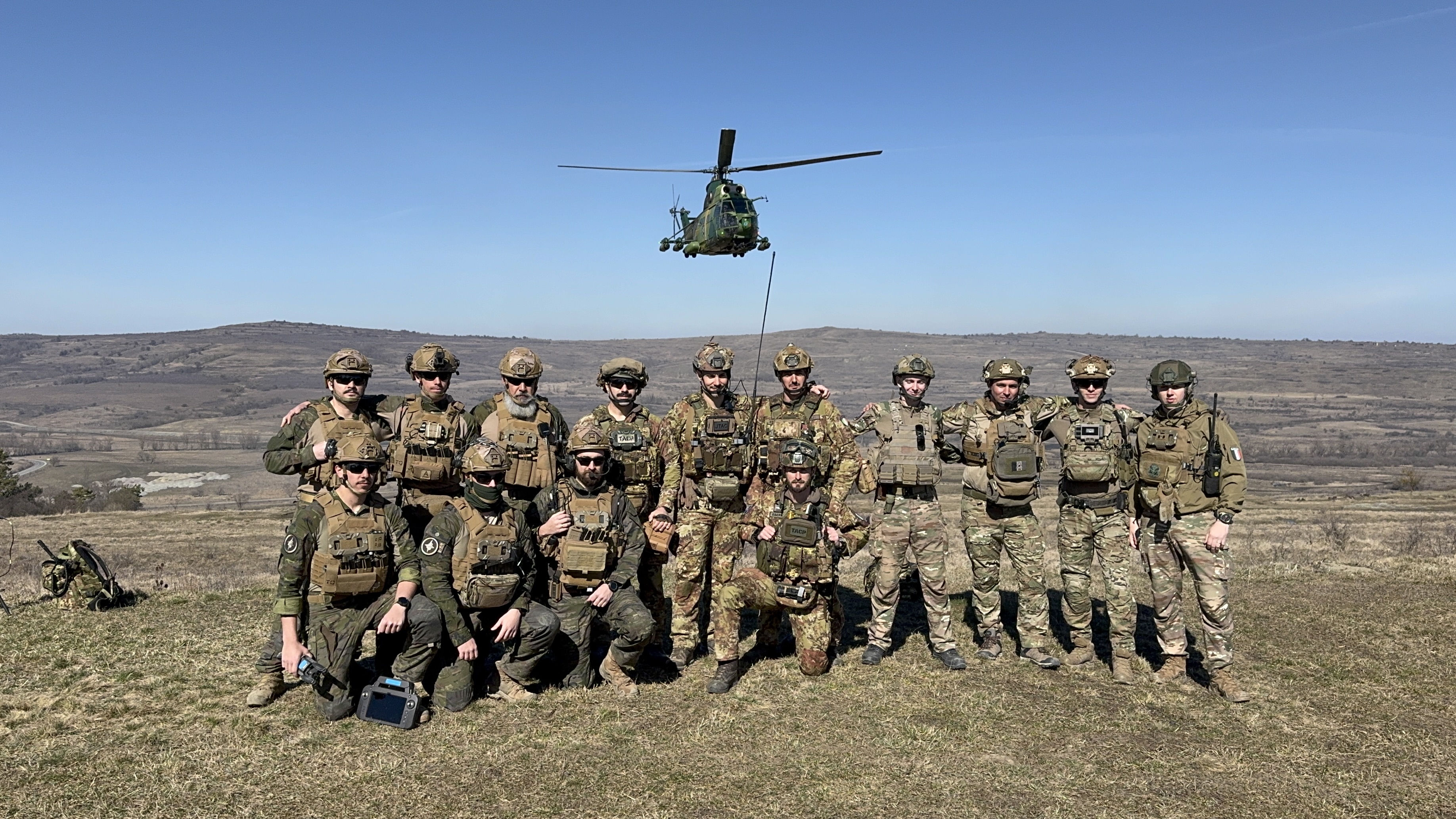 Ejercicios con los equipos JTAC italianos y franceses en Cincu