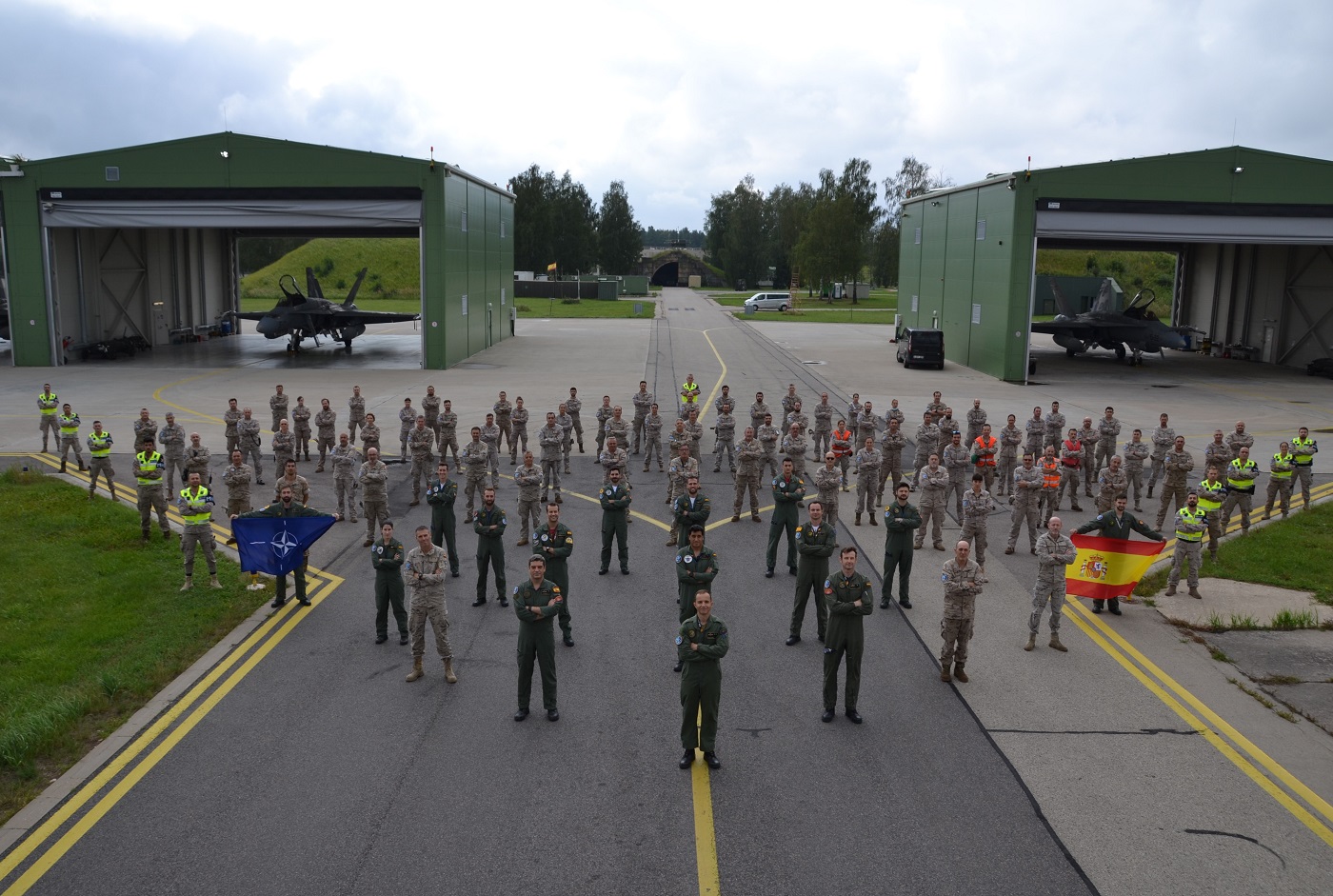 Finaliza la misión de Policía Aérea del Báltico del destacamento 'Vilkas'