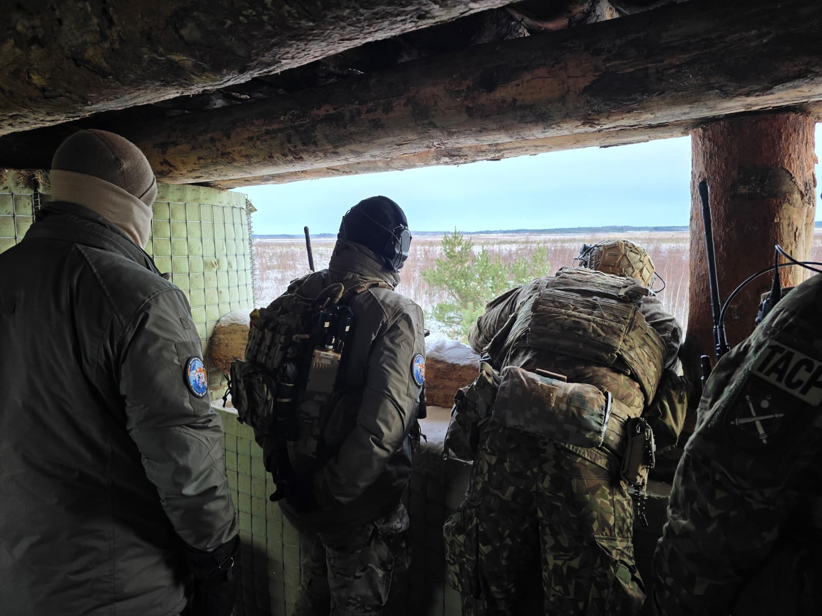 Personal del EZAPAC del DAT Vilkas en el ejercicio de Jfires en Letonia  