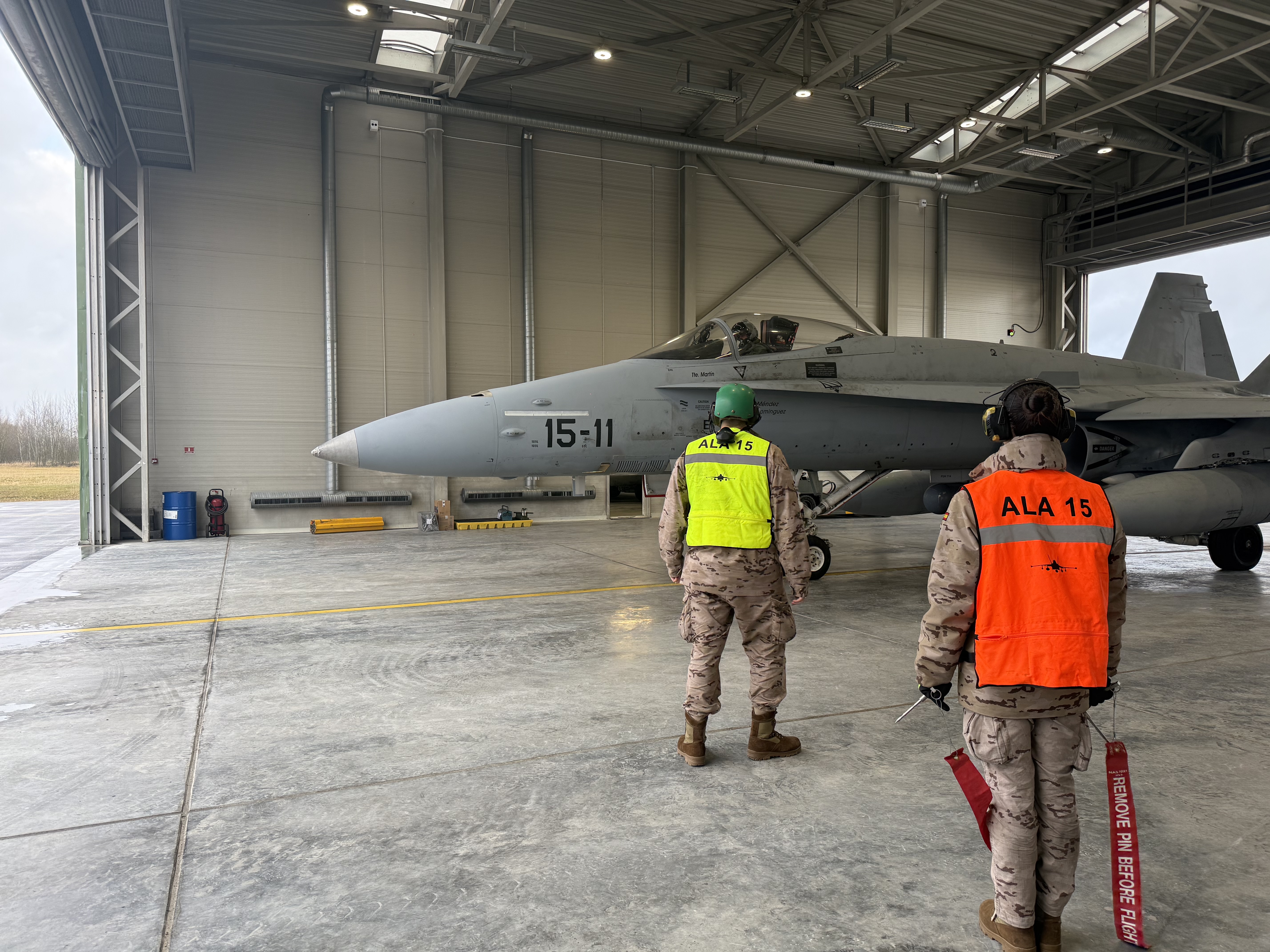 F18M, puesta en marcha para misión A-SCR