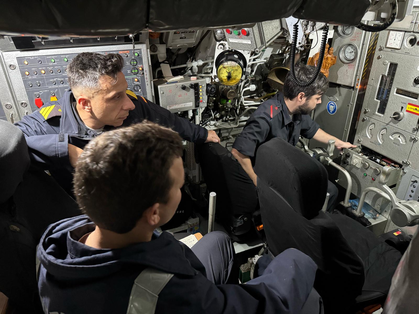 Interior del 'Galerna'